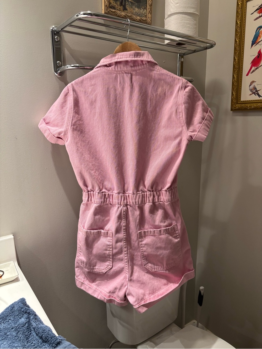 Show Me Your Mumu Pink Denim Romper - Picture 3 of 3